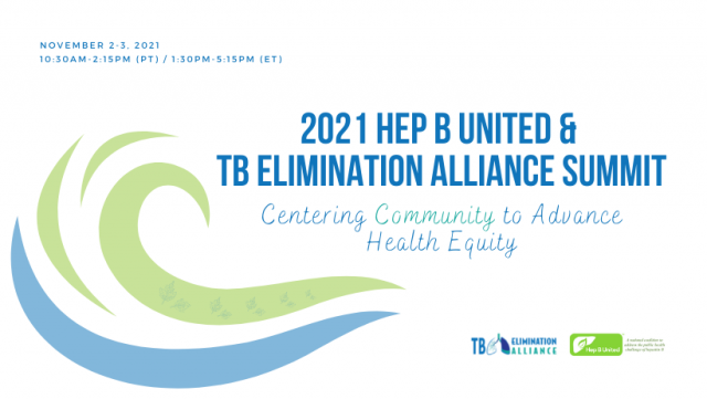 2021 Hep B United   TB Elimination Alliance Summit Graphic for Event Page