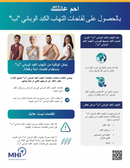Hepatitis B Fact Sheet Vaccination Arabic 1 Hepatitis B Fact Sheet Vaccination Arabic 1